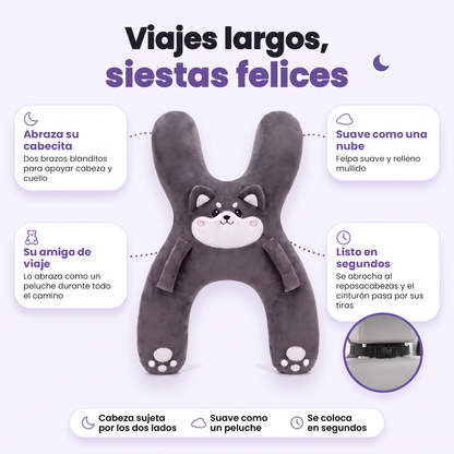 Cojín cervical de viaje para niños